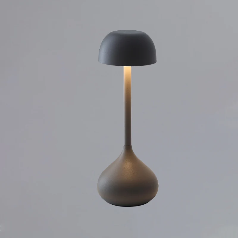 Contemporary Nordic Round Cylinder Aluminum LED Table Lamp For Living Room