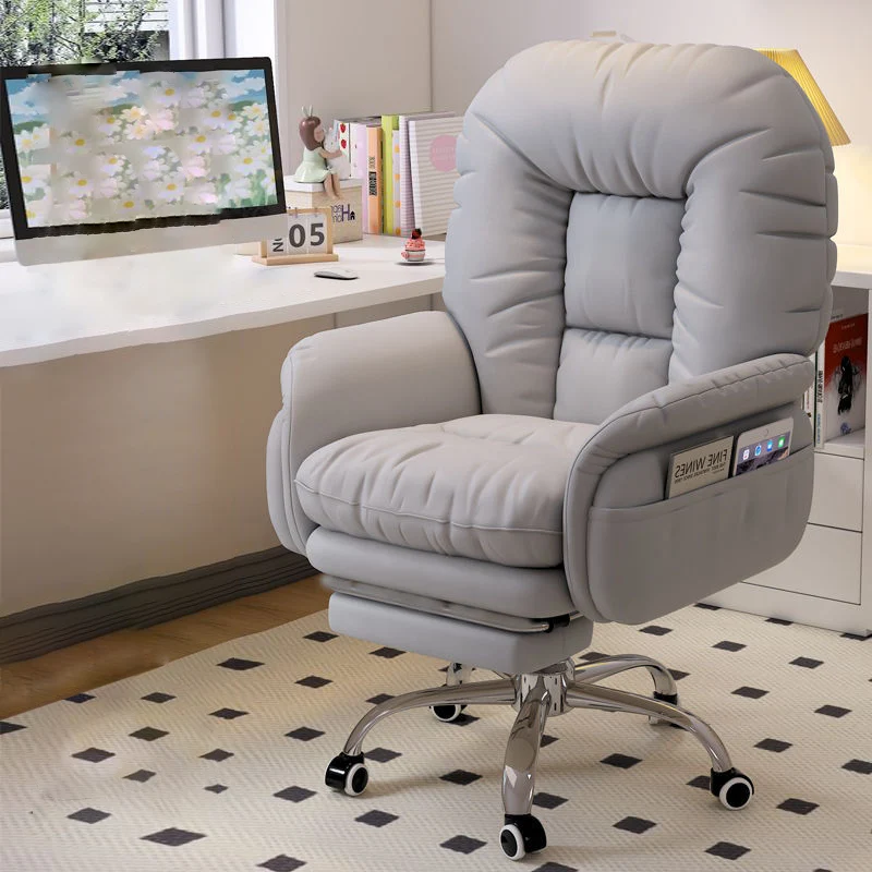 Modern Luxury Square Cushion Synthetic Fabric Stainless Steel Accent Chair Backrest Armrest For Living Room