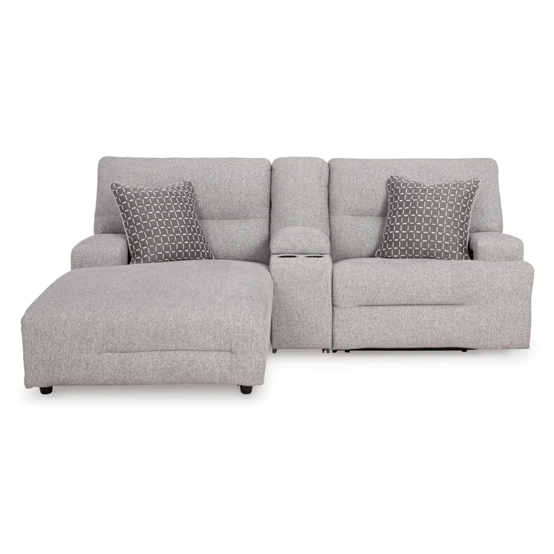 Signature Design by Ashley Acklen Place 93605S5 3 pc Power Reclining Sectional Sofa with Chaise