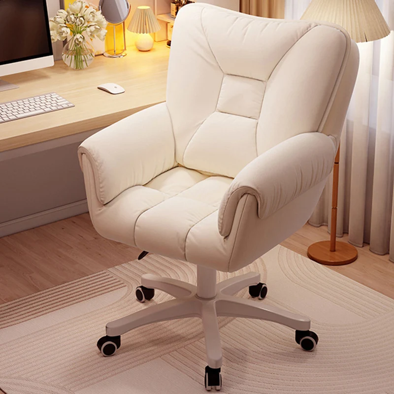 Modern Minimalist Square Upholstered Velvet Stainless Steel Iron Desk Chair Backrest For Home Office