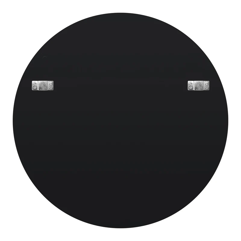 Contemporary Decorative Wall Mirror Round Starburst Mirror w/ Glass Beveled Edge for Living Room