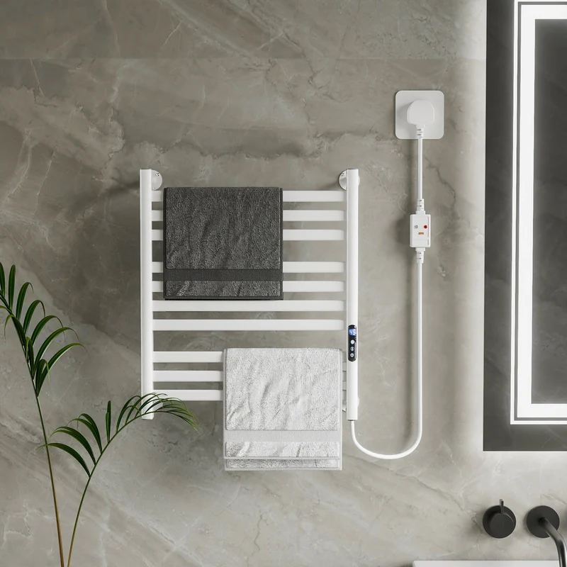 LUVODI Towel Warmer Rack: IP44 Aluminum Alloy Electric Towel Dryer Warmer for Bathroom