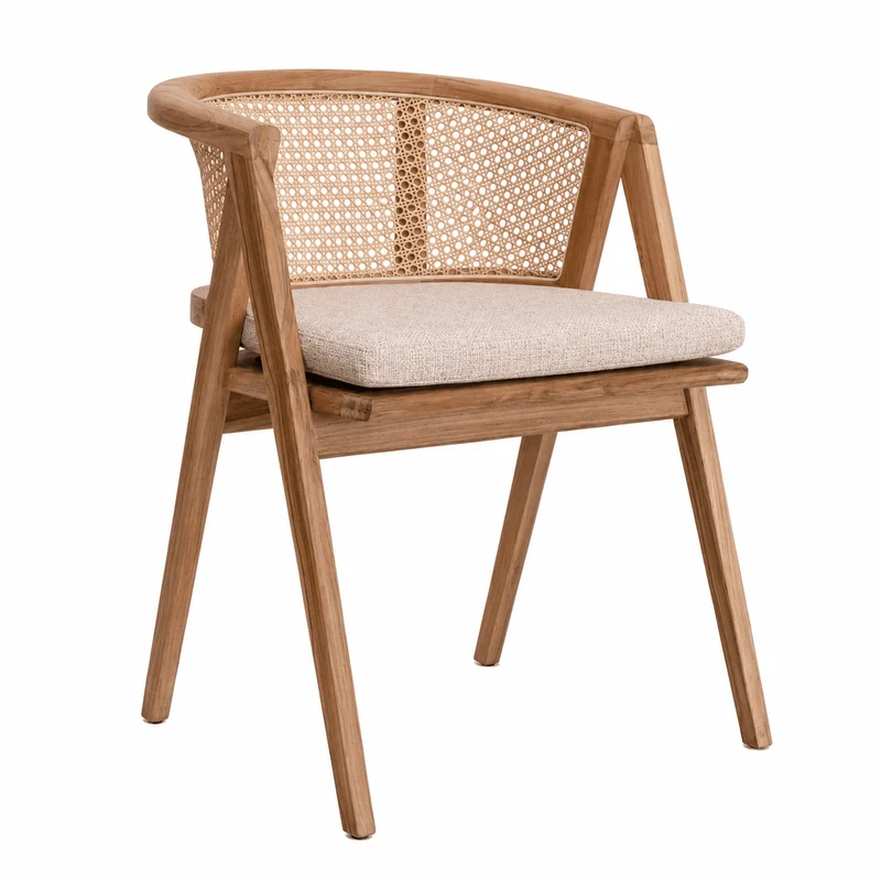 Maluku Dining Chair | Oat