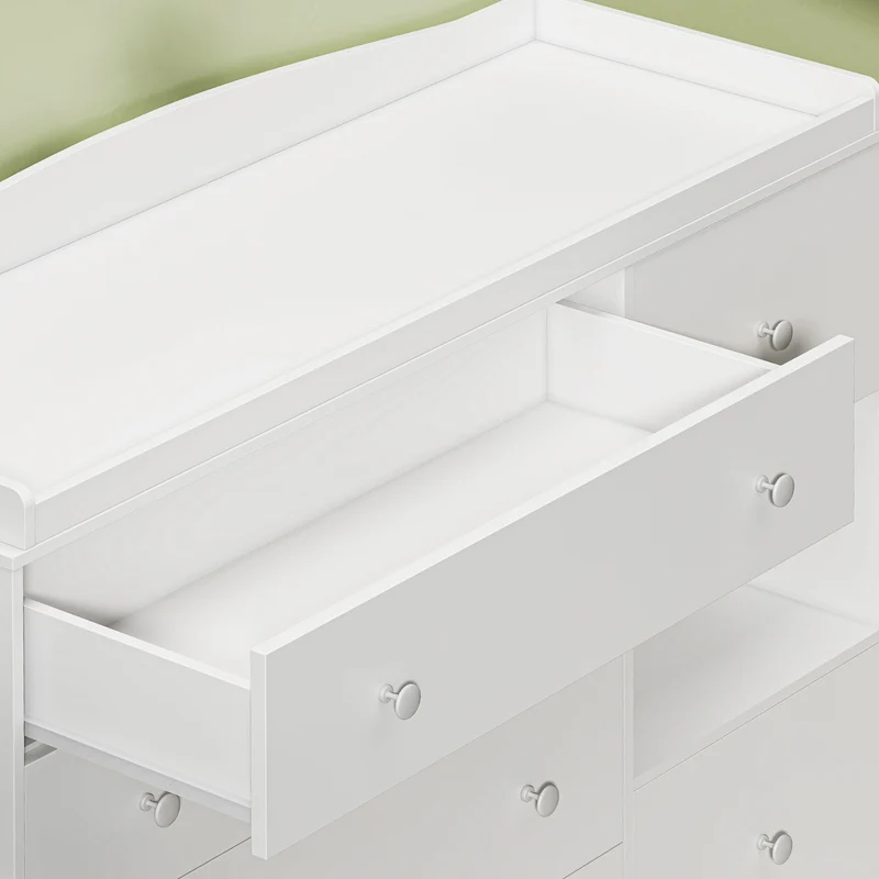 Vabches Multi-Functional Chest of Drawers Kids Dresser Cabinet with 6 Drawers