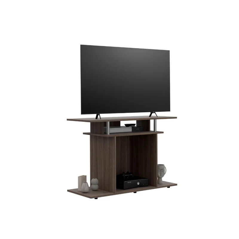 Mesa para TV Lisboa, Avellana, con Espacio para Televisor de hasta 40 Pulgadas
