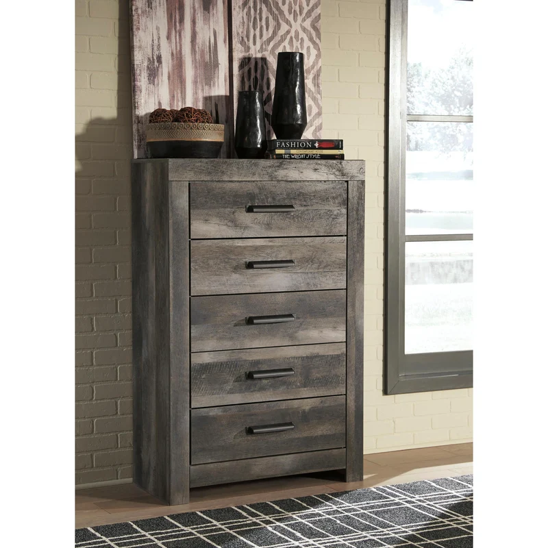 Signature Design by Ashley Wynnlow B440 6 pc Twin Crossbuck Panel Bedroom Set