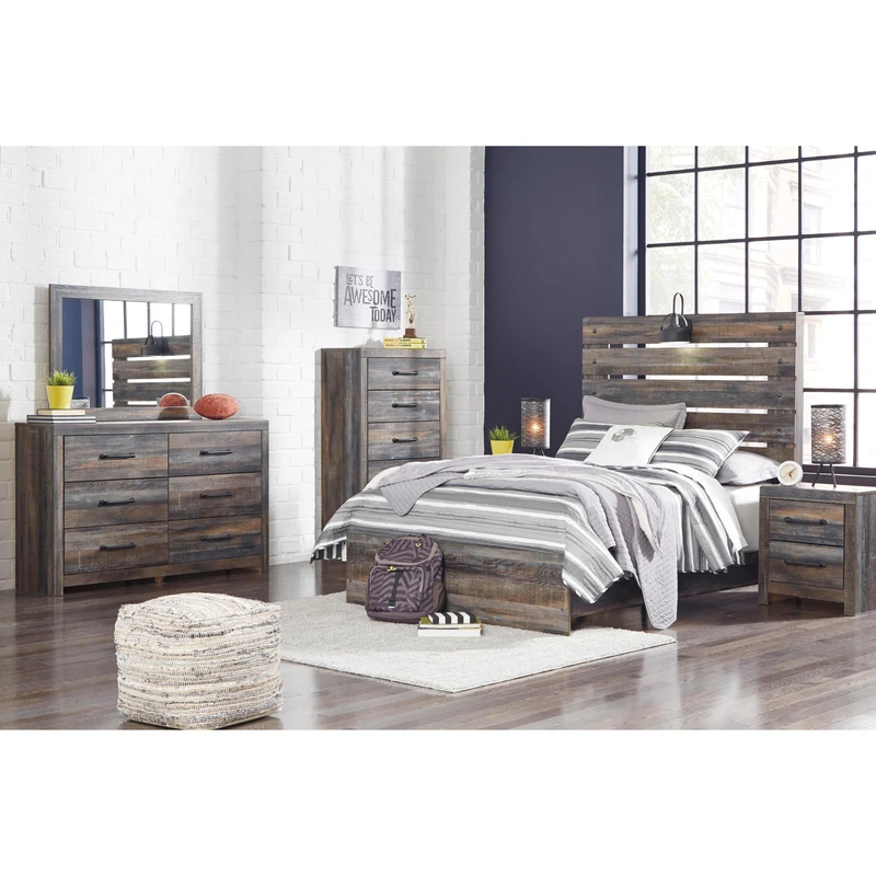 Signature Design by Ashley Drystan B211B60 6 pc Full Panel Bedroom Set