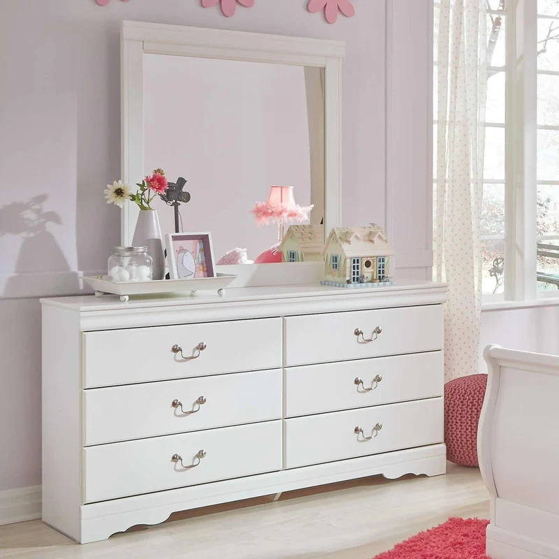 Signature Design by Ashley Anarasia B129B7 5 pc Full Sleigh Bedroom Set