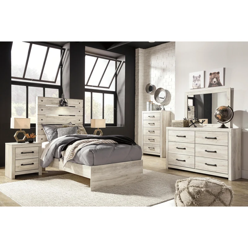 Signature Design by Ashley Cambeck B192B53 6 pc Twin Panel Bedroom Set