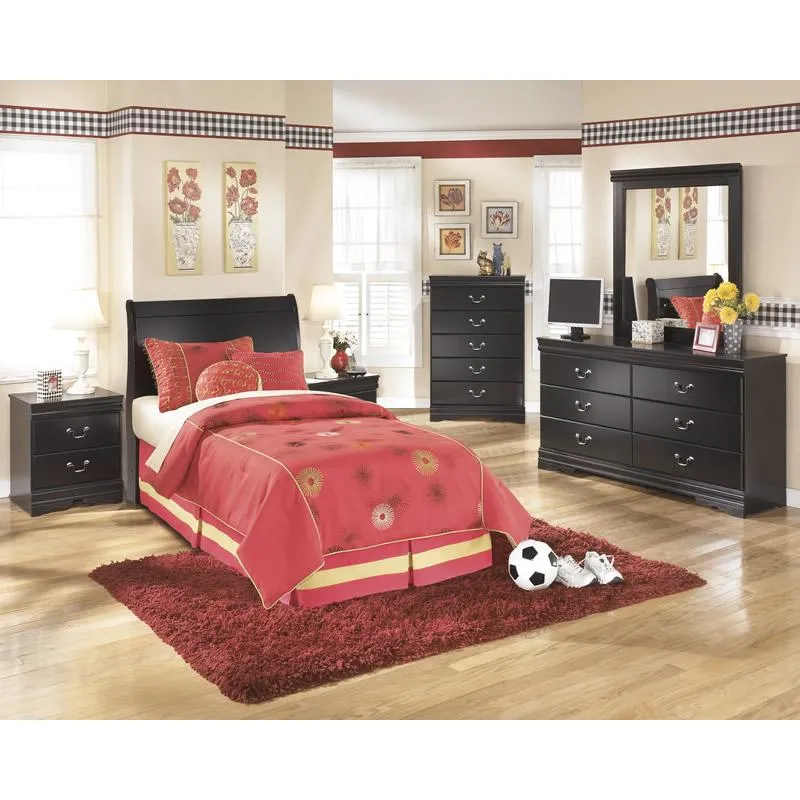 Signature Design by Ashley Huey Vineyard B128 5 pc Twin Sleigh Bedroom Set
