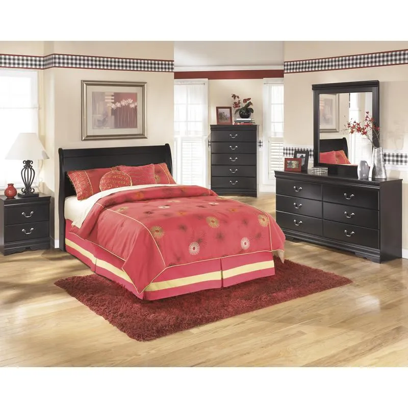 Signature Design by Ashley Huey Vineyard B128 5 pc Full Sleigh Bedroom Set