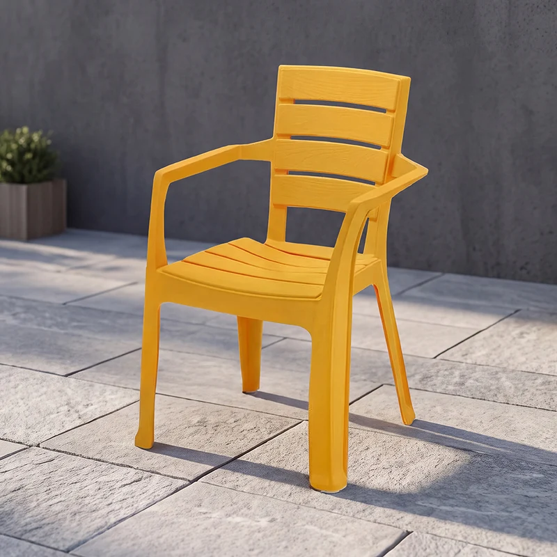 Silla Barú Trendy con Brazos Paga 12 Lleva 13 Aamarillo Mostaza