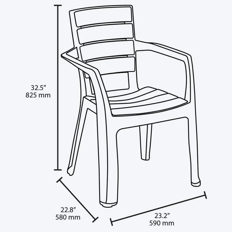 Silla Barú Trendy con Brazos Paga 12 Lleva 13 Aamarillo Mostaza