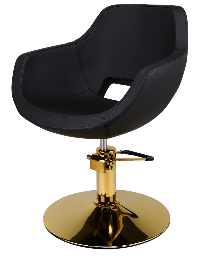 CDE Salondesign Express - Friseurstuhl Jersey goldig