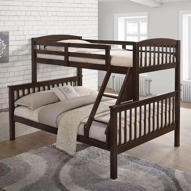 Furniture of America Brookings NX-BK001ML Twin/Full Bunk Bed