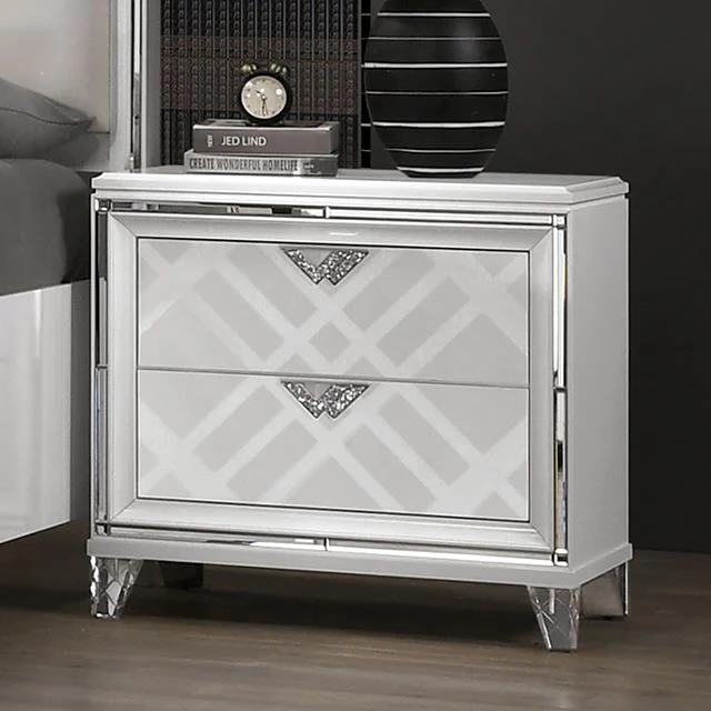 Furniture of America Emmeline FOA7147WH-N Night Stand