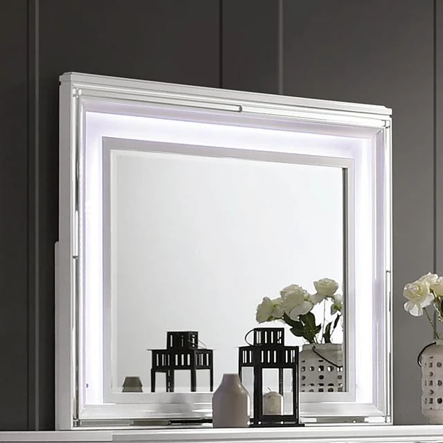 Furniture of America Emmeline FOA7147WH-M Mirror