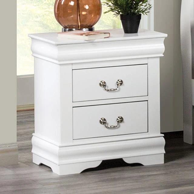 Furniture of America Louis Philippe FM7866WH-N Night Stand