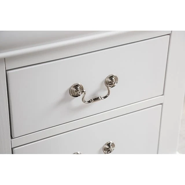 Furniture of America Louis Philippe FM7866WH-N Night Stand