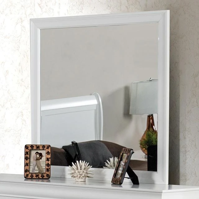 Furniture of America Louis Philippe FM7866WH-M Mirror