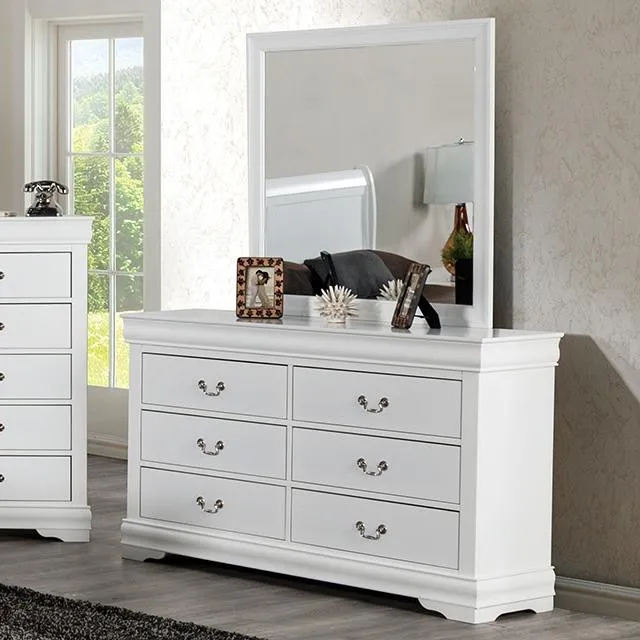 Furniture of America Louis Philippe FM7866WH-D Dresser