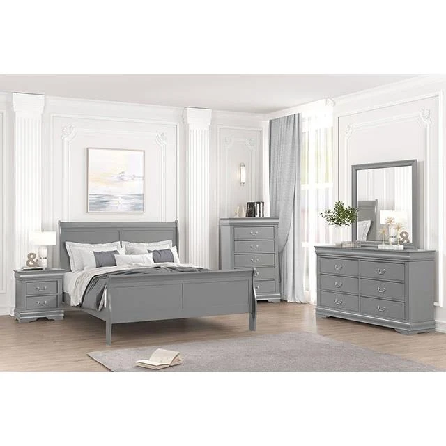 Furniture of America Louis Philippe FM7866GY-D Dresser