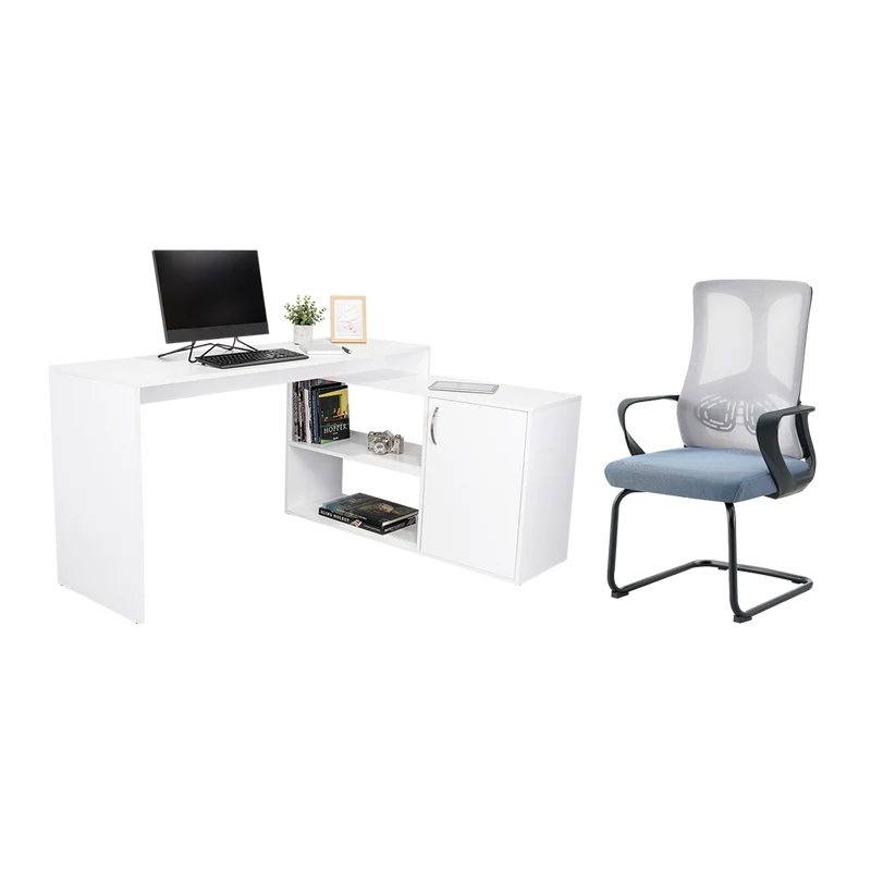 Combo para Oficina Home Incluye Escritorio y Silla de Escritorio