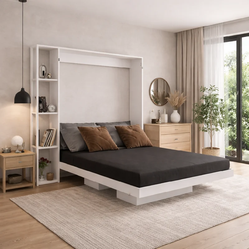 Cama Doble Abatible Siena, Blanco