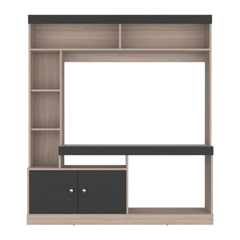 Mesa para TV Roy, Bardolino y Wengue, con Espacio para Televisor de 50 Pulgadas