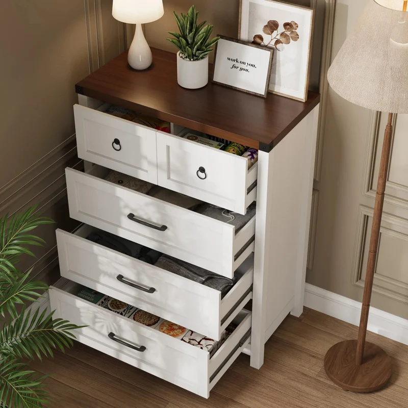 Drawer Dresser for Bedroom Entryway Living Room Closets