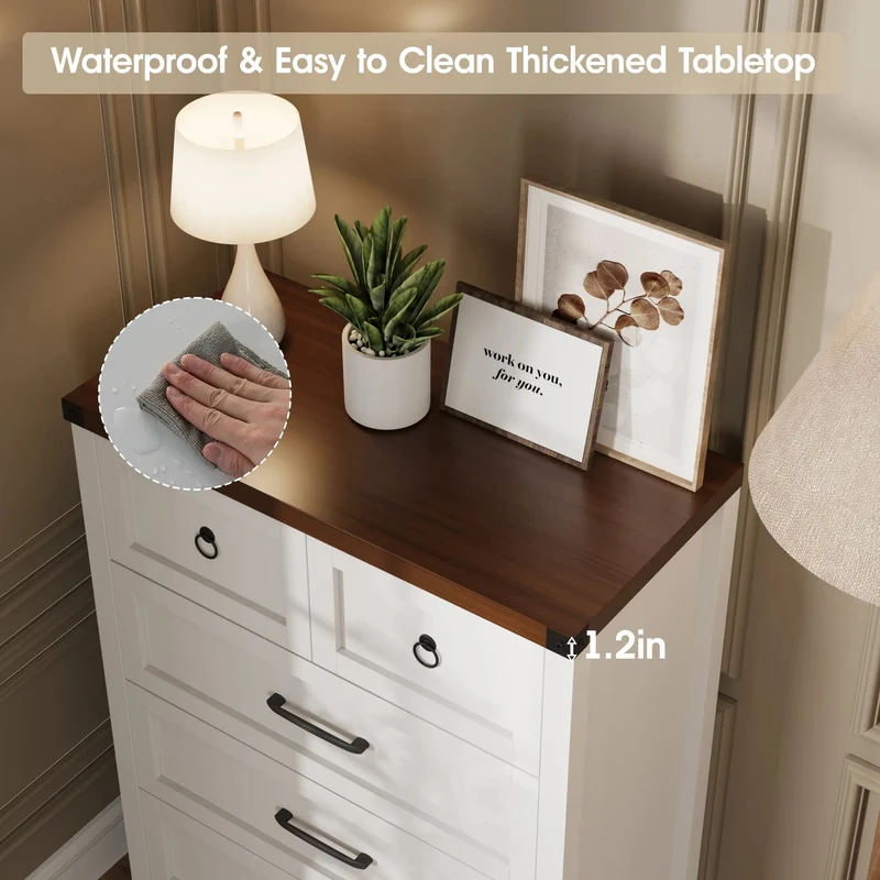 Drawer Dresser for Bedroom Entryway Living Room Closets