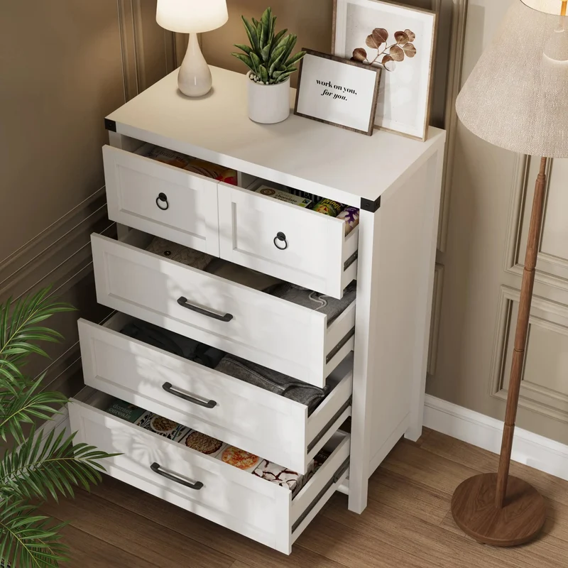 Drawer Dresser for Bedroom Entryway Living Room Closets