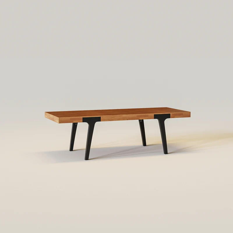 Extendable Rectangular Wooden Dining Table