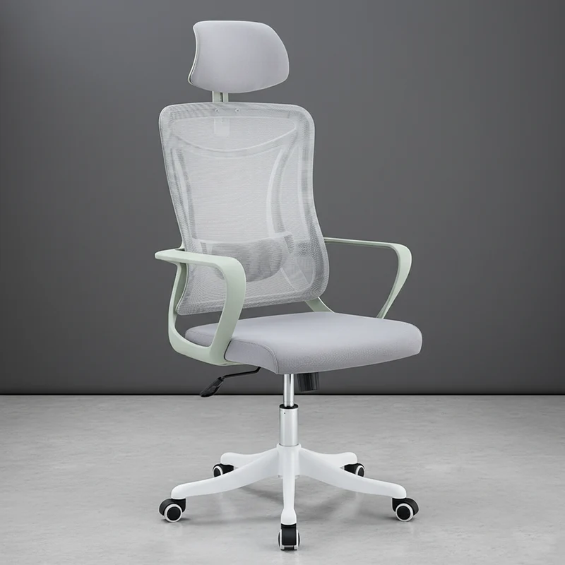 Silla de Escritorio Elite, Gris, Ergonómica con Altura Ajustable