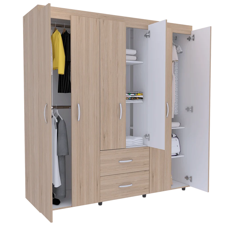 Combo para Habitación Aria, Incluye Clóset y Mesa de Noche