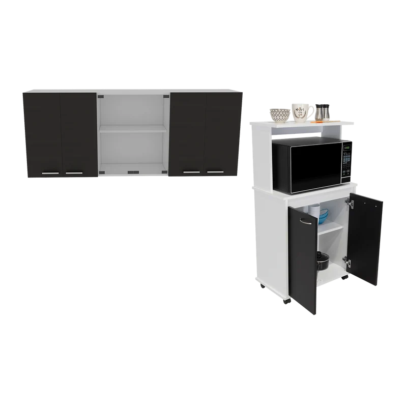 Combo para Cocina Caesar, Incluye Gabinete Superior y Módulo Microondas