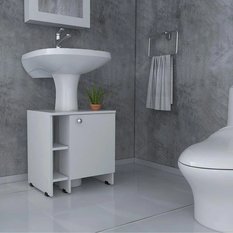 Combo para Baño Morgana, Incluye Gabinete y Mueble Lavamanos