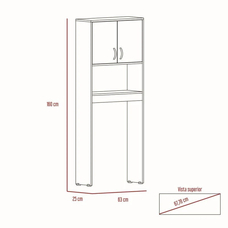 Combo para Baño Felicias, Incluye Gabinete de Baño y Mueble Lavamanos