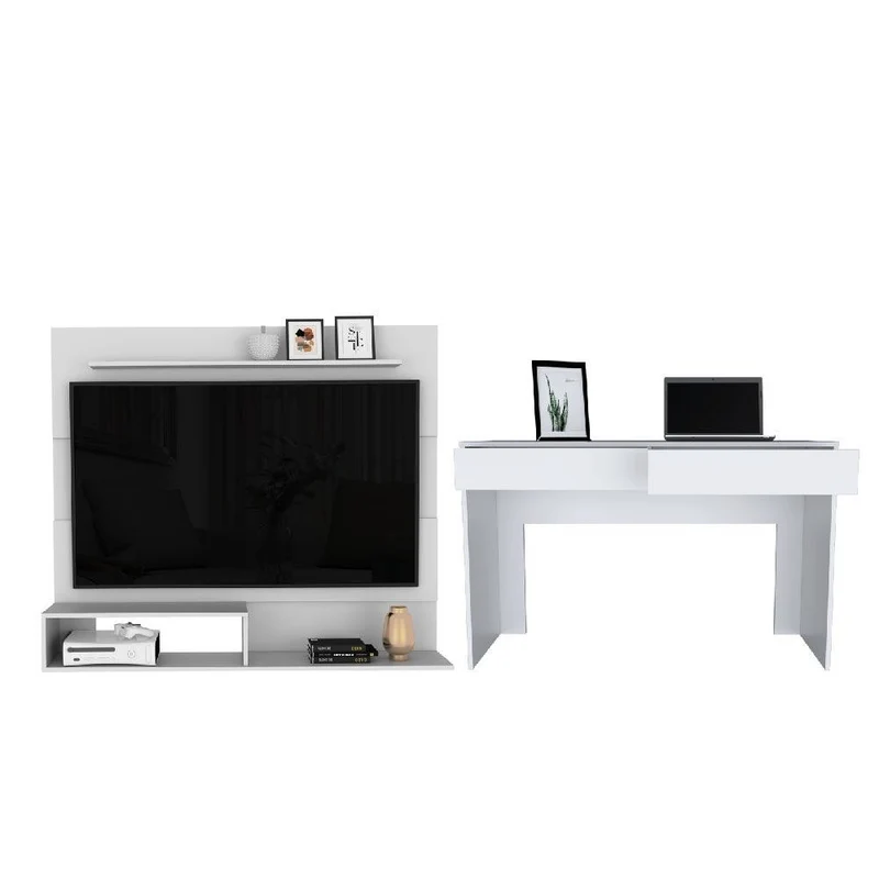 Combo Multifuncional Toledo, Incluye Panel de TV y Escritorio
