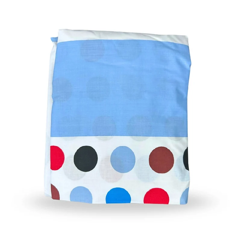 Juego de Sábanas Estampado Círculos Multicolor Queen BL003-BL-QN-CMLT