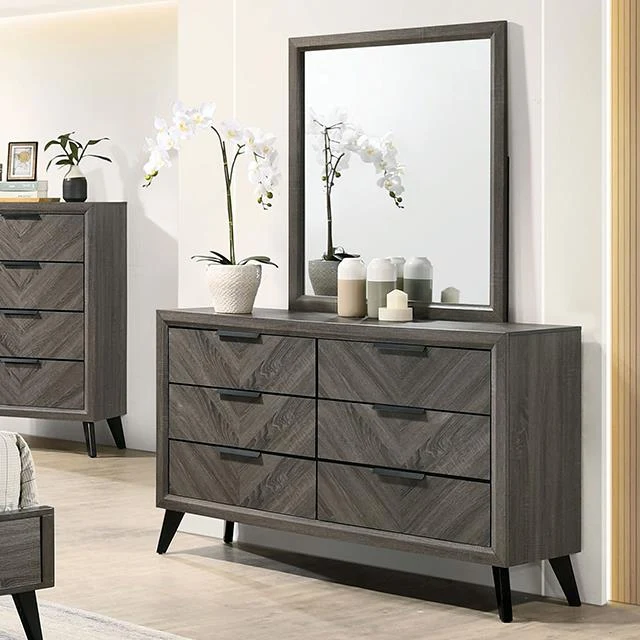 Furniture of America Vagan CM7472GY-D Dresser