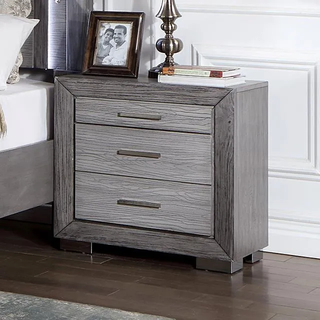 Furniture of America Raiden CM7468GY-N Night Stand
