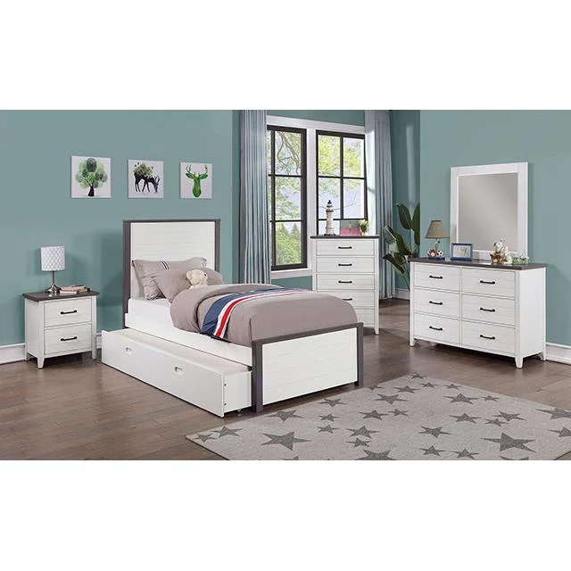 Furniture of America Priam CM7467WH-N Night Stand
