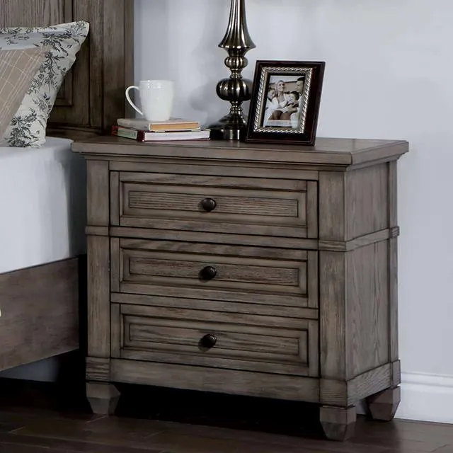 Furniture of America Durango CM7461GY-N Night Stand