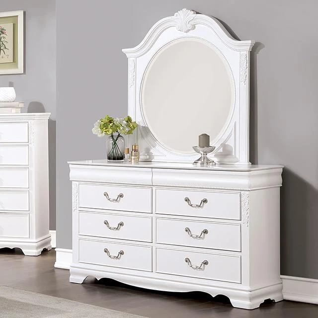 Furniture of America Alecia CM7458WH-D Dresser