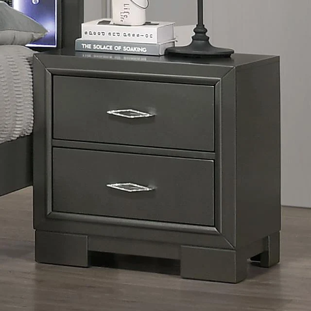 Furniture of America Alison CM7416GY-N Night Stand