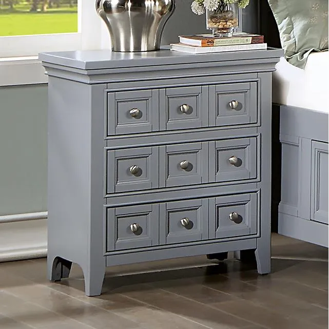 Furniture of America Castlile CM7413GY-N Night Stand