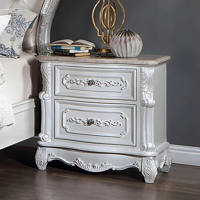 Furniture of America Rosalind CM7243WH-N Night Stand