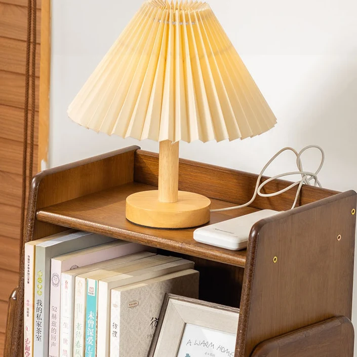 Traditional Japanese Square Bamboo Bookshelves 3/4/5 Tier For Living Room