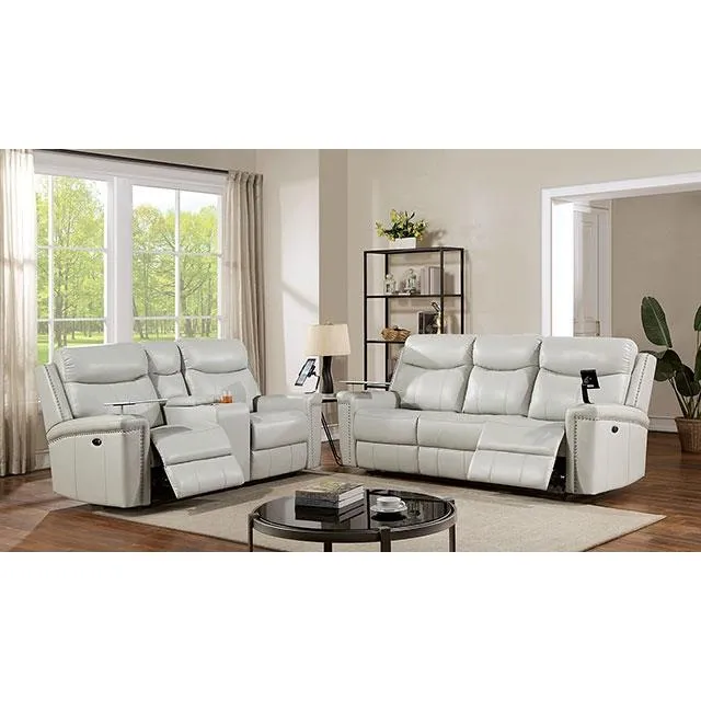 Furniture of America Florine CM6252LG-SF-PM Power Sofa